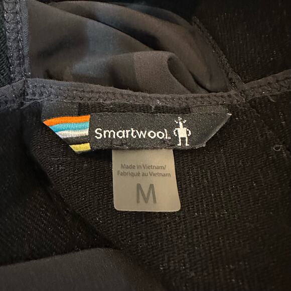 Smartwool Black & Gray Willow Lake Wool Blend Dress sz M - Picture 8 of 11